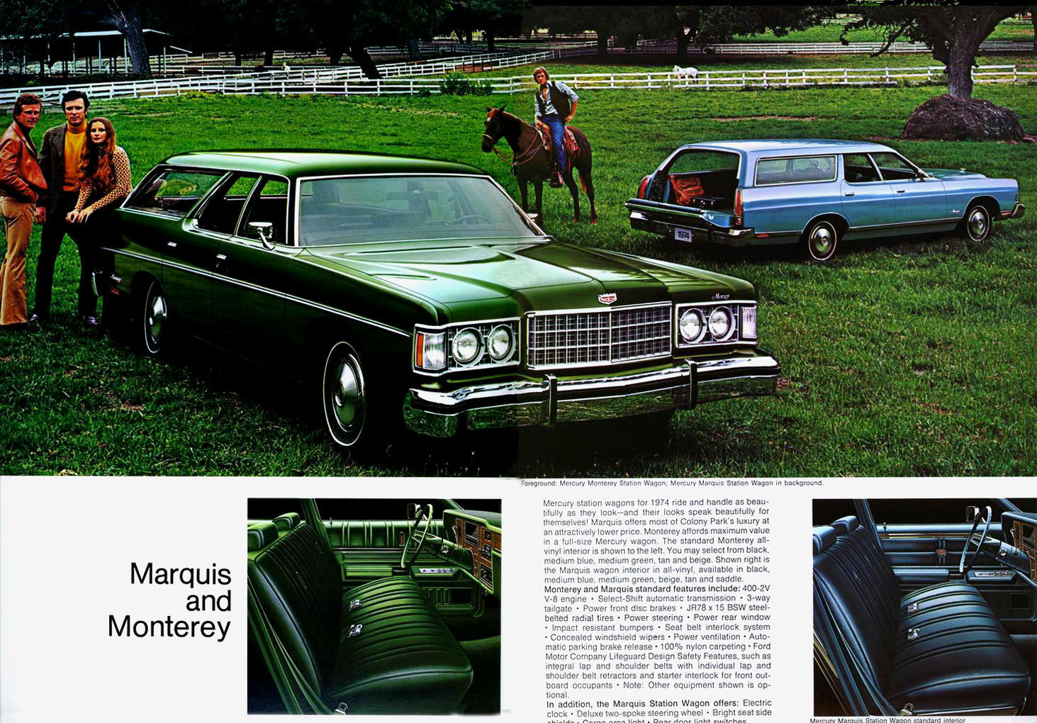1974 Mercury Wagons Brochure Page 4